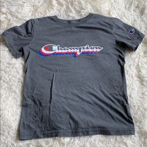 Kids grey champion tee